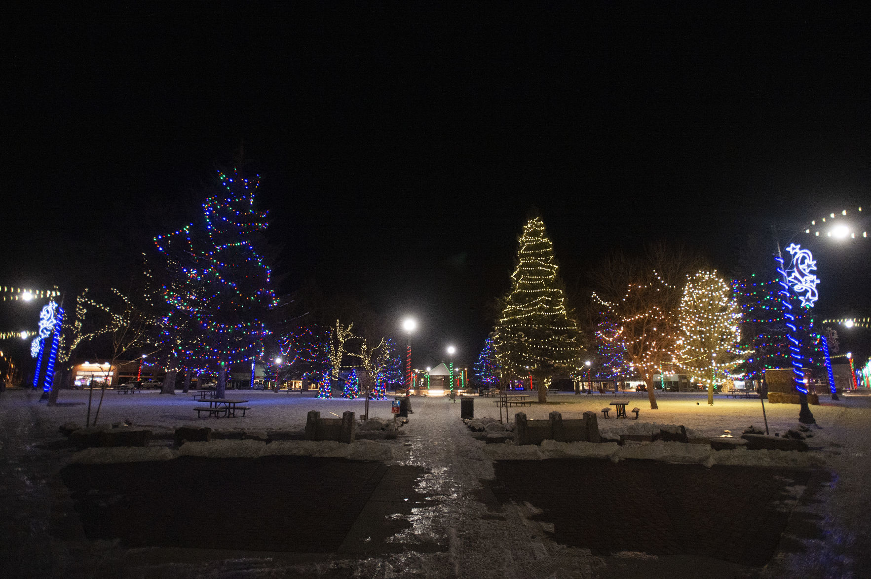 Rupert Square lights up